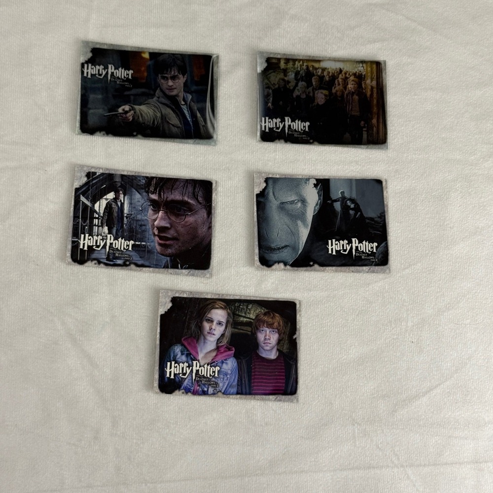Harry Potter Deathly Hallows Part 2 FilmCell Bookmark Set Trend Setters Lot of 5